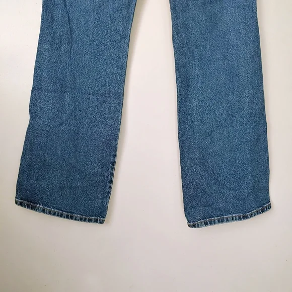 Levi's Noughties Bootcut Low Rise Jeans Size 29 Blue Wash Pocket Y2k 28 - Picture 15 of 16